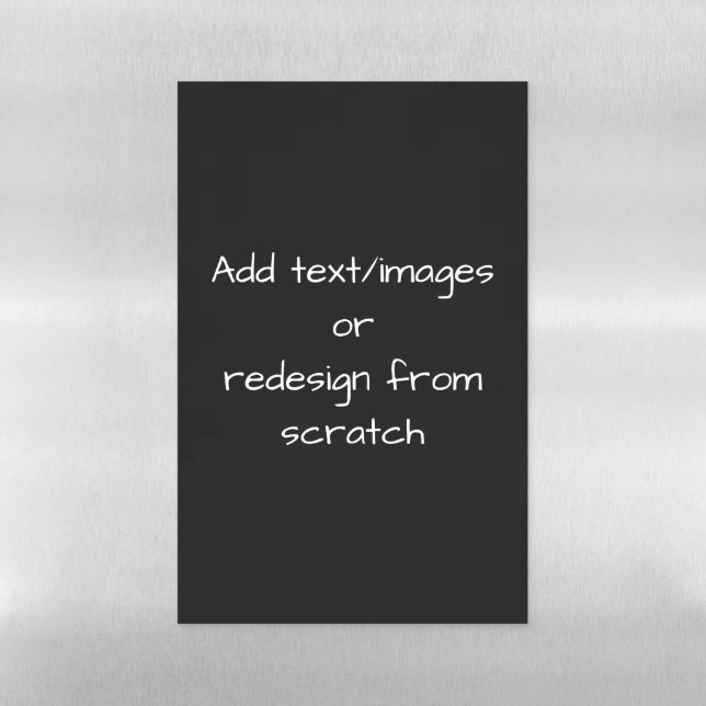 Create Your Own Customized Magnetic Dry Erase Sheet (Vertical)