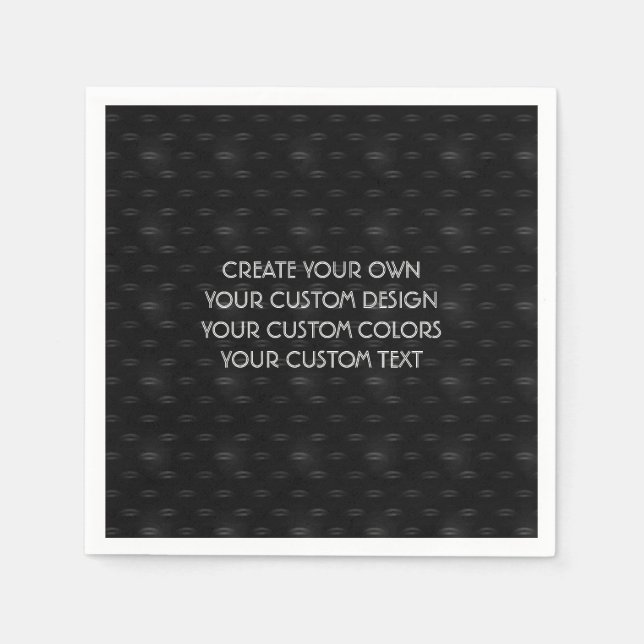 Create Your Own Customized Napkins (Front)