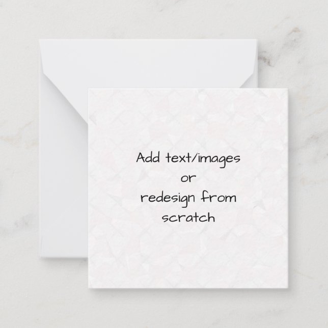 Create Your Own Customized Note Card (Front)