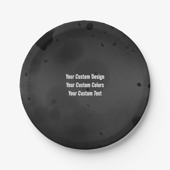 Create Your Own Customized Paper Plates (Front)
