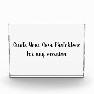 Create Your Own Customized/Personalize Photo Block