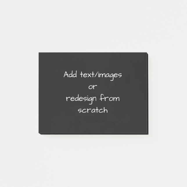 Create Your Own Customized Post-it Notes (Front)