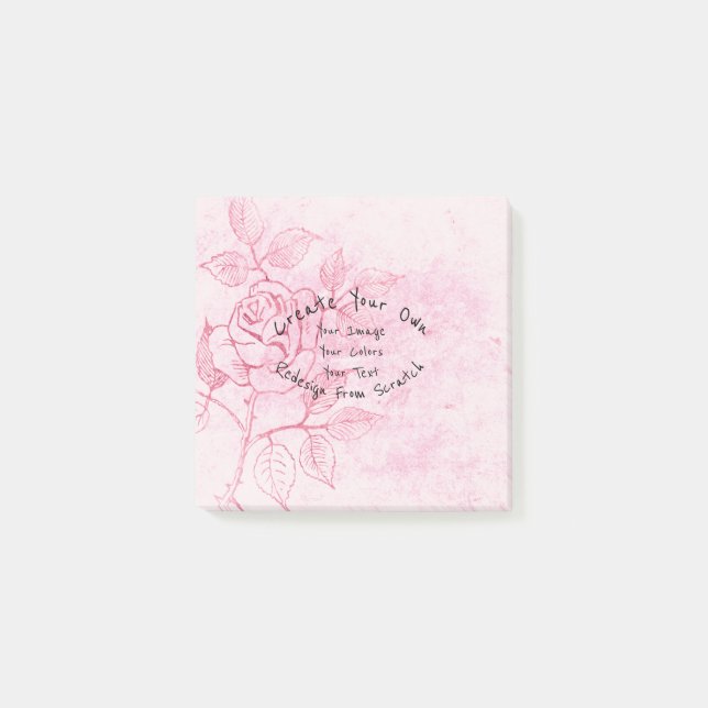 Create Your Own Customized Post-it Notes (Front)