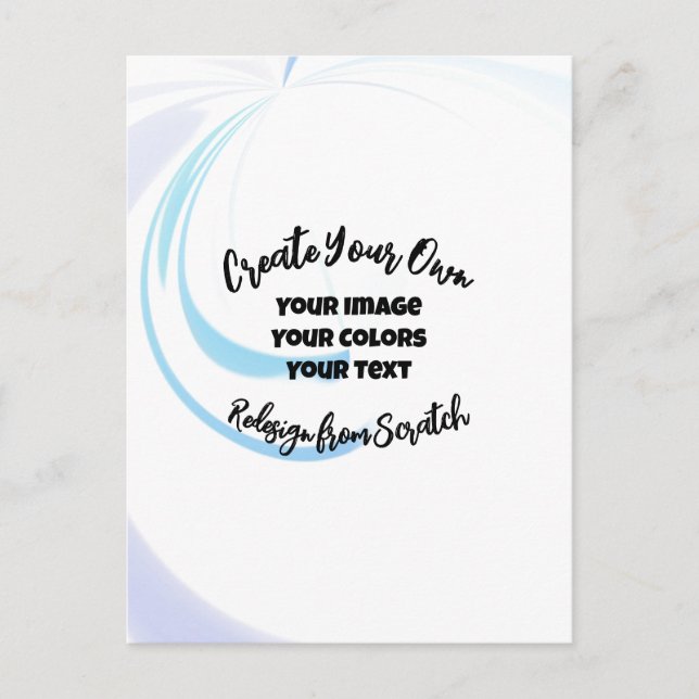 Create Your Own Customized Postcard (Front)