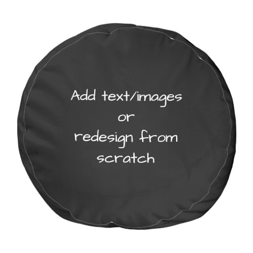 Create Your Own Customized Pouf