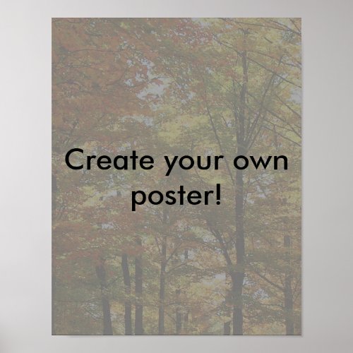 Create Your Own Customized Wall Beautifying Poster
