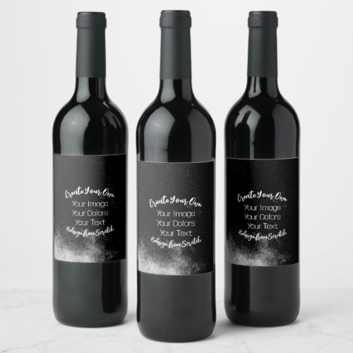 Create Your Own Customized Wine Label