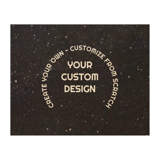 Create Your Own Customized Wood Wall Art (Front)