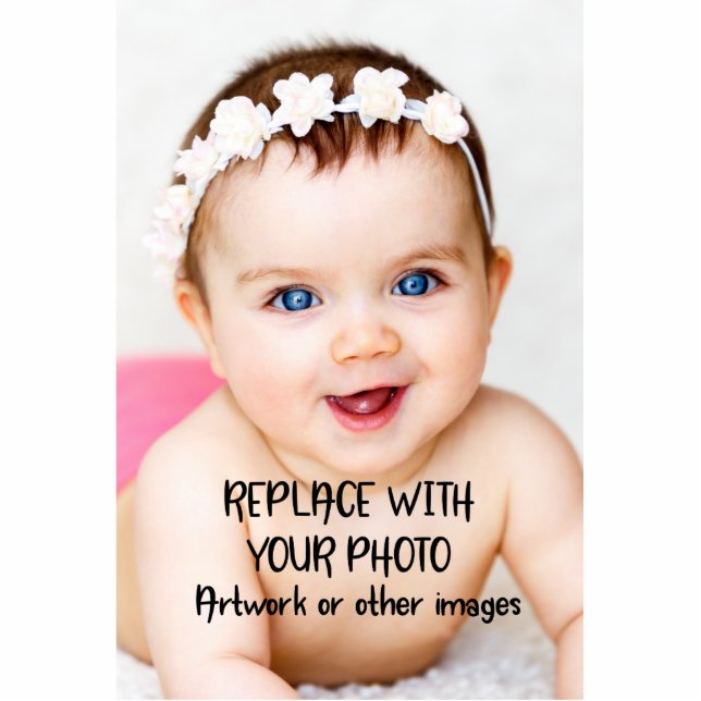 Create your own cut out personalized photo gift (Front)