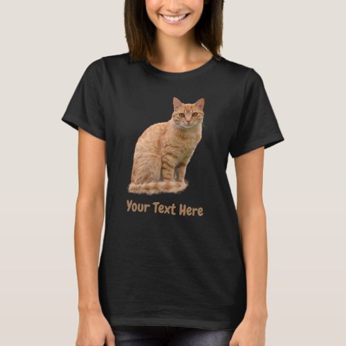 Create Your Own Cute Cat Photo T_Shirt