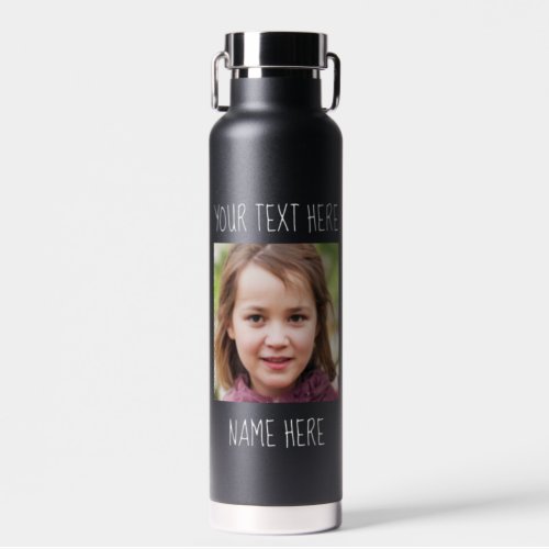 Create Your Own Cute Kid Photo Water Bottle