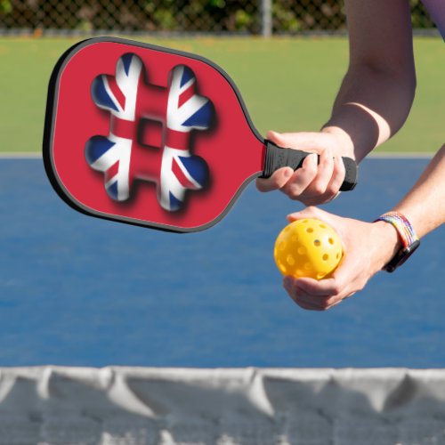 Create Your Own Cute Nice and Lovely Hashtag UK   Pickleball Paddle