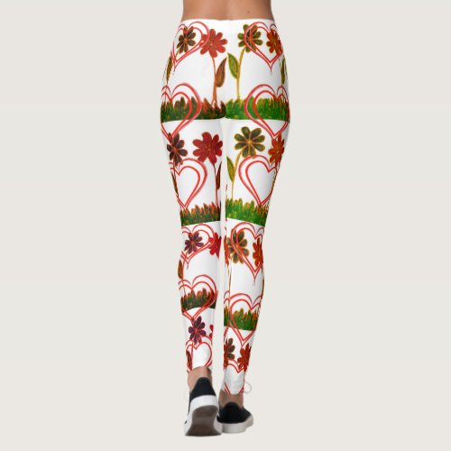 Create Your Own Cute Nice Lovely Floral Clothing Leggings