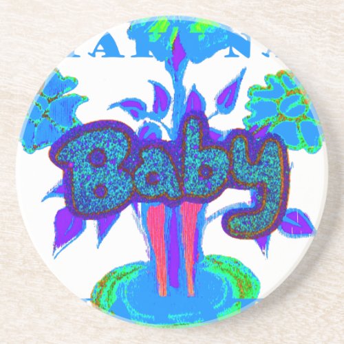 Create Your Own Cute Nice Lovely Glitter Baby   Drink Coaster