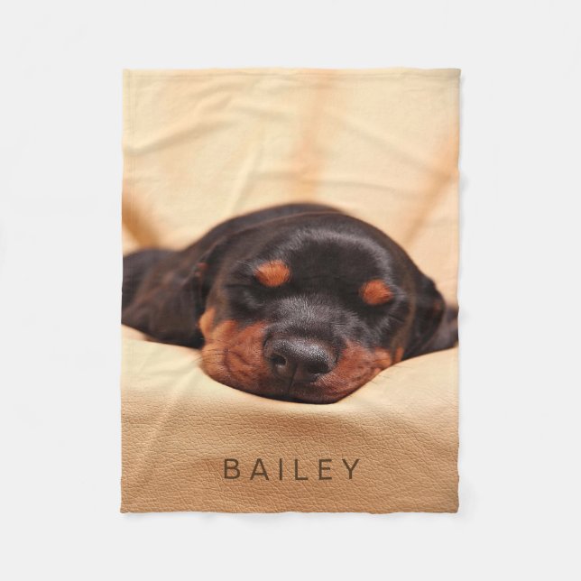 Create Your Own Cute Photo Custom Fleece Blanket (Front)