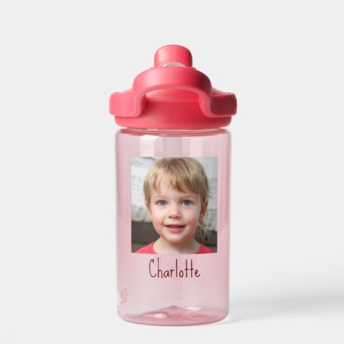 Create Your Own Cute Photo  Girl Name  Water Bottle