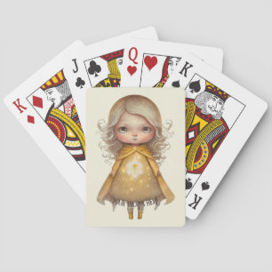Create Your Own Cute Starlight Girl Poker Cards