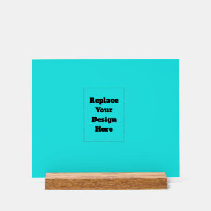 Create Your Own cyan Acrylic Sign