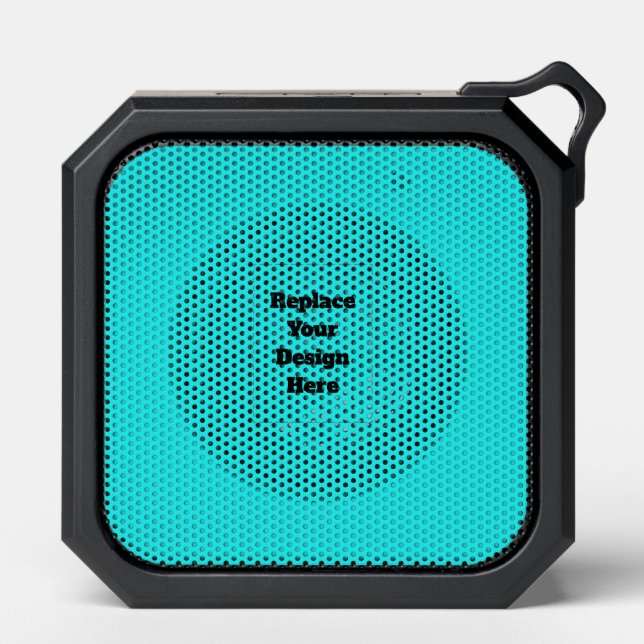 Create Your Own cyan Bluetooth Speaker (Front)
