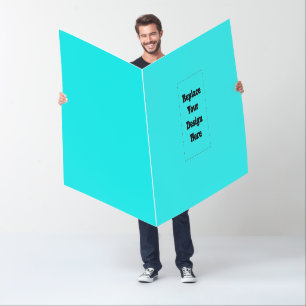 Create Your Own cyan Card