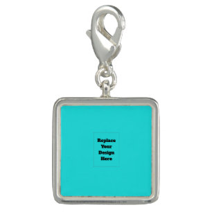 Create Your Own cyan Charm
