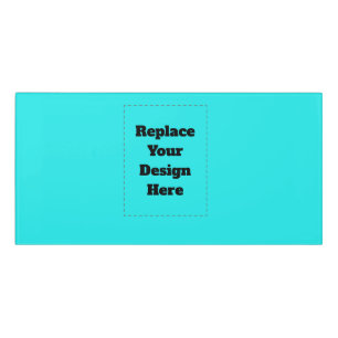 Create Your Own cyan Door Sign