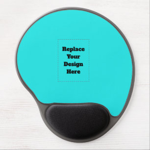 Create Your Own cyan Gel Mouse Pad