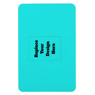 Create Your Own cyan Magnet
