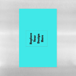 Create Your Own cyan Magnetic Dry Erase Sheet