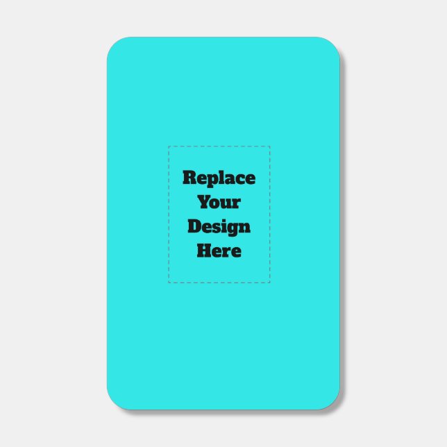 Create Your Own cyan Matchboxes (Front)