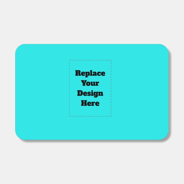 Create Your Own cyan Matchboxes (Front)