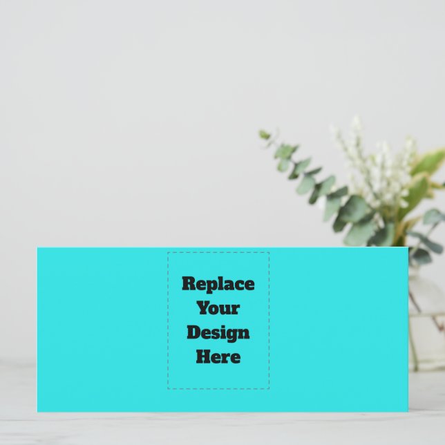 Create Your Own cyan Menu (Standing Front)