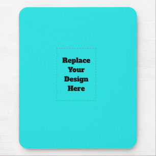 Create Your Own cyan Mouse Pad