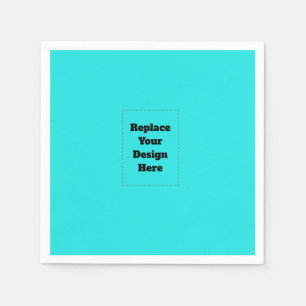 Create Your Own cyan Napkins