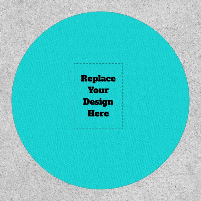 Create Your Own cyan Patch (Front)