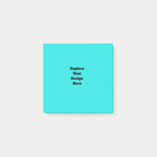 Create Your Own cyan Post-it Notes