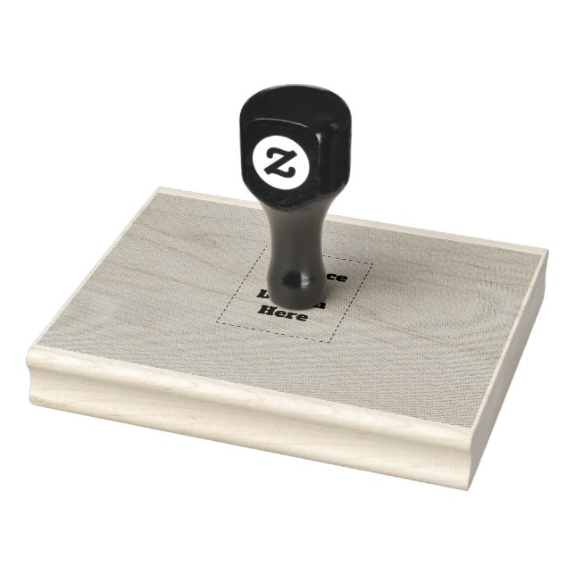 Create Your Own cyan Rubber Stamp (Stamp)