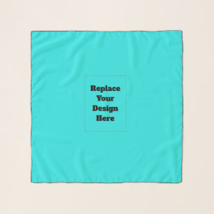 Create Your Own cyan Scarf