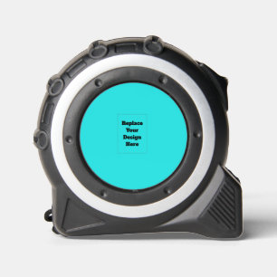 Create Your Own cyan Tape Measure