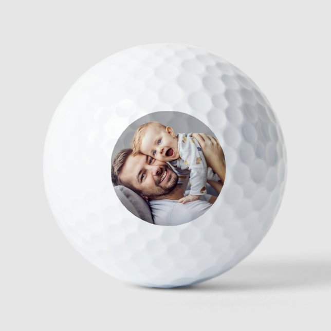 Create Your Own Dad Photo Golf Balls (Front)