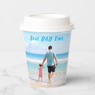 Create Your Own Dad Photo Paper Cups Gift