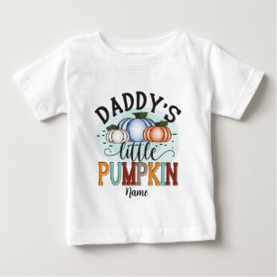 Create Your Own Daddy's Little Pumpkin Baby T-Shirt