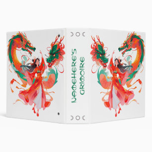 Create Your Own Dancing Chinese Dragons Maiden 3 Ring Binder