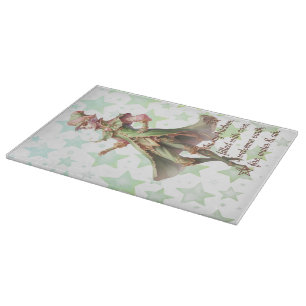 Create Your Own Dancing Winter Elf Prince Cutting Board