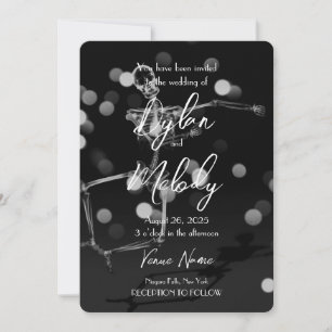 Create Your Own Dancing X-Ray Skeleton Wedding Invitation