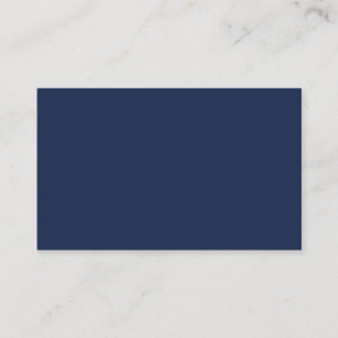 Create Your Own dark blue Custom personalized Business Card