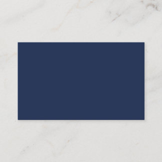 Create Your Own dark blue Custom personalized Business Card