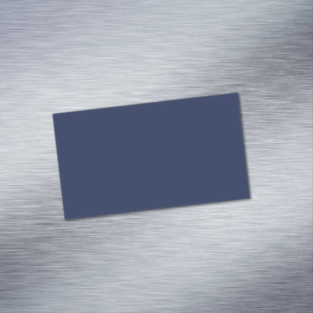 Create Your Own dark blue Custom personalized Business Card Magnet (In Situ)