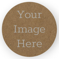 Create Your Own Dark Brown Kraft Paper Board Print