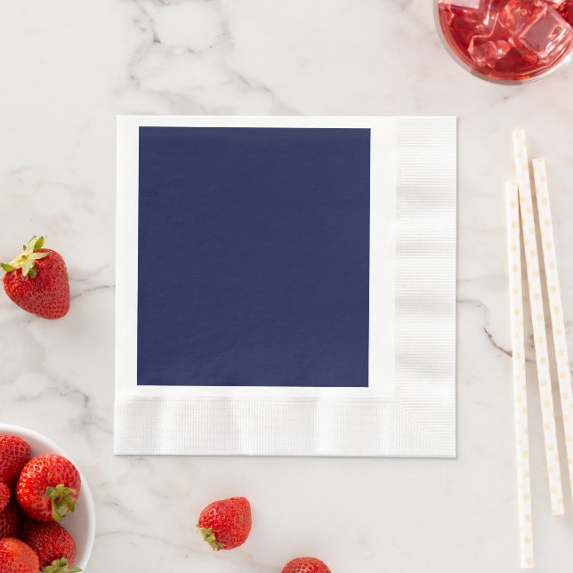  Create Your Own dark gray blue Custom Napkins (Insitu)